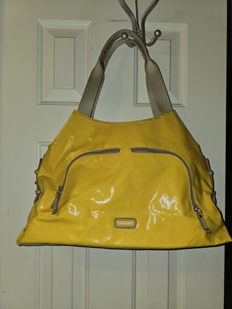 Franco Sarto Bright Mustard Yellow Xl Shoulder Bag