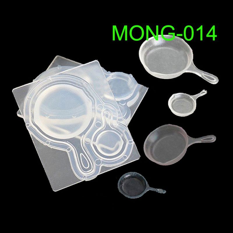 Mini Pan Pot Epoxy Resin Silicone Mold for DIY Craft Ornaments