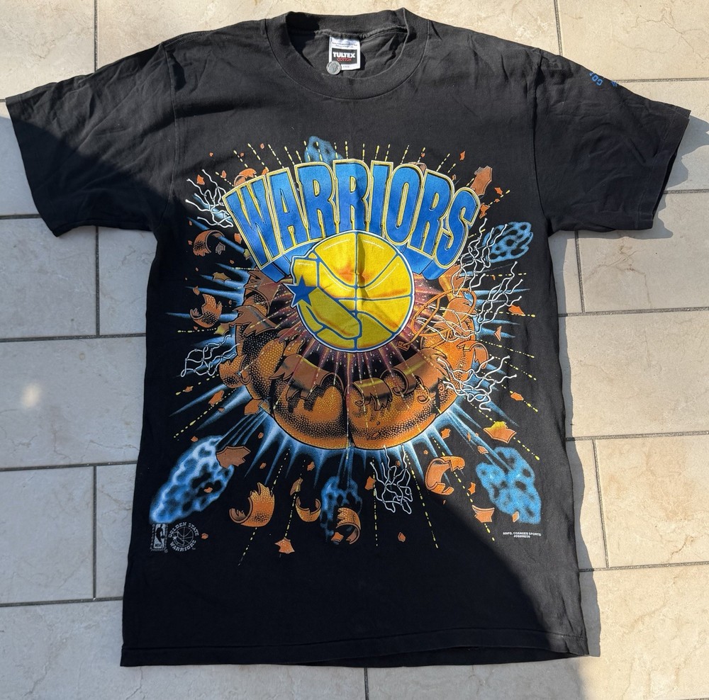 Vintage 90s Golden State Warriors Explosion Shirt
