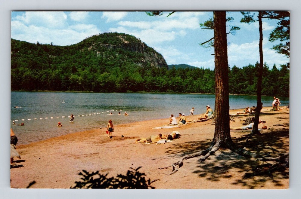 North Conway NH-New Hampshire, Ledge And Echo Lake State Park, Vintage Postcard