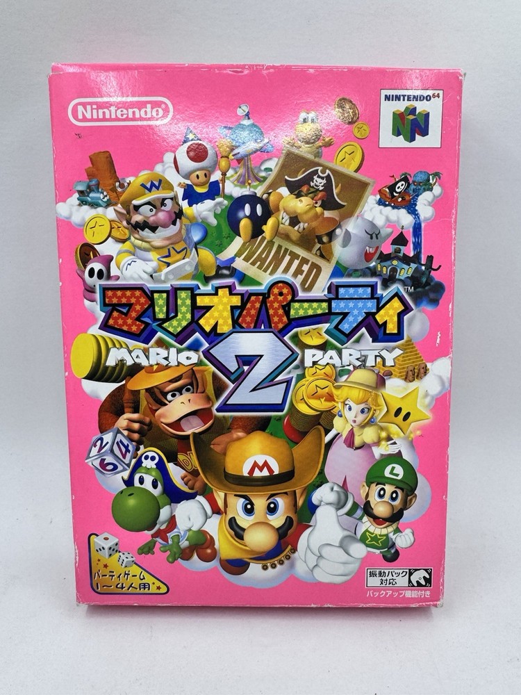 Mario Party  2 (Nintendo 64) [CIB] Japanese Version US Seller