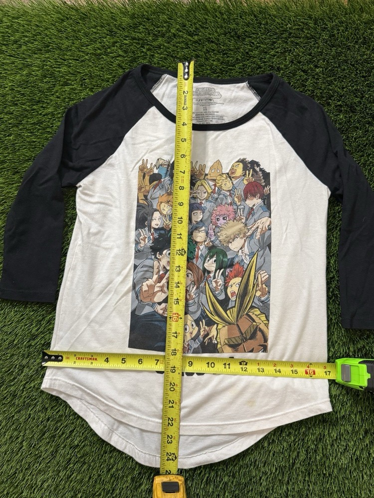 My Hero Academia Class 1-A Raglan Shirt XS Funimation Anime Tee