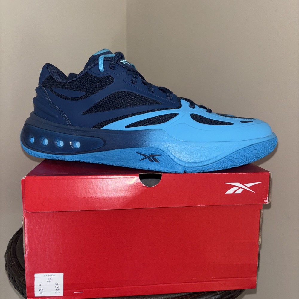 Reebok Engine A Angel Reese Future Cyan Blue Men Sz 12
