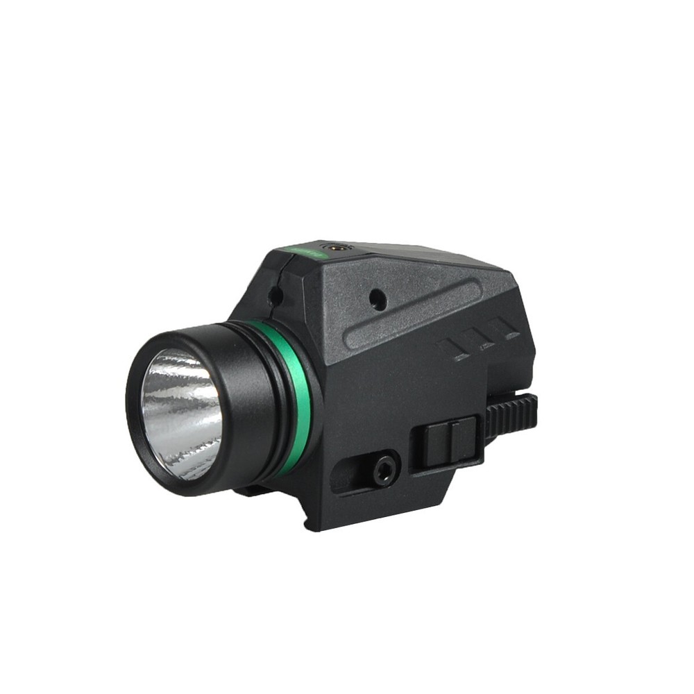 Tactical Green Dot Laser Sight LED FlashLight Combo For Rifle&shotgun 20mm Rail