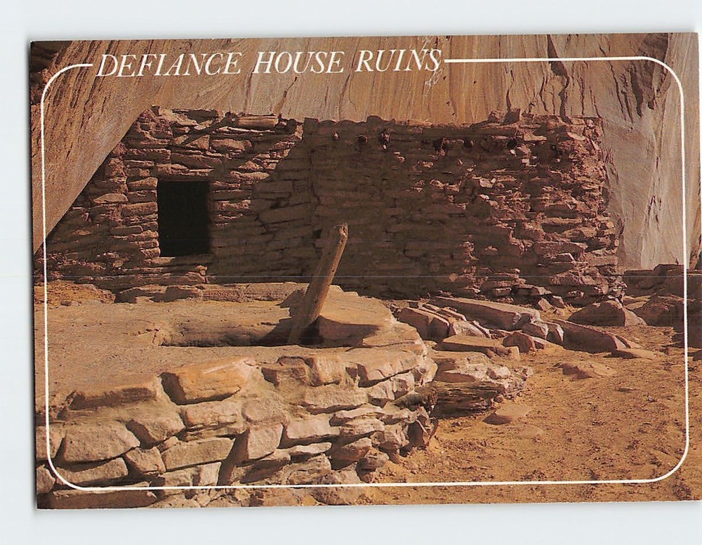 Postcard Defiance House Ruins Glen Canyon National Recreation Area Utah USA