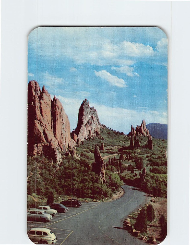 Postcard Spires of the Garden of the Gods Pikes Peak Region Colorado USA