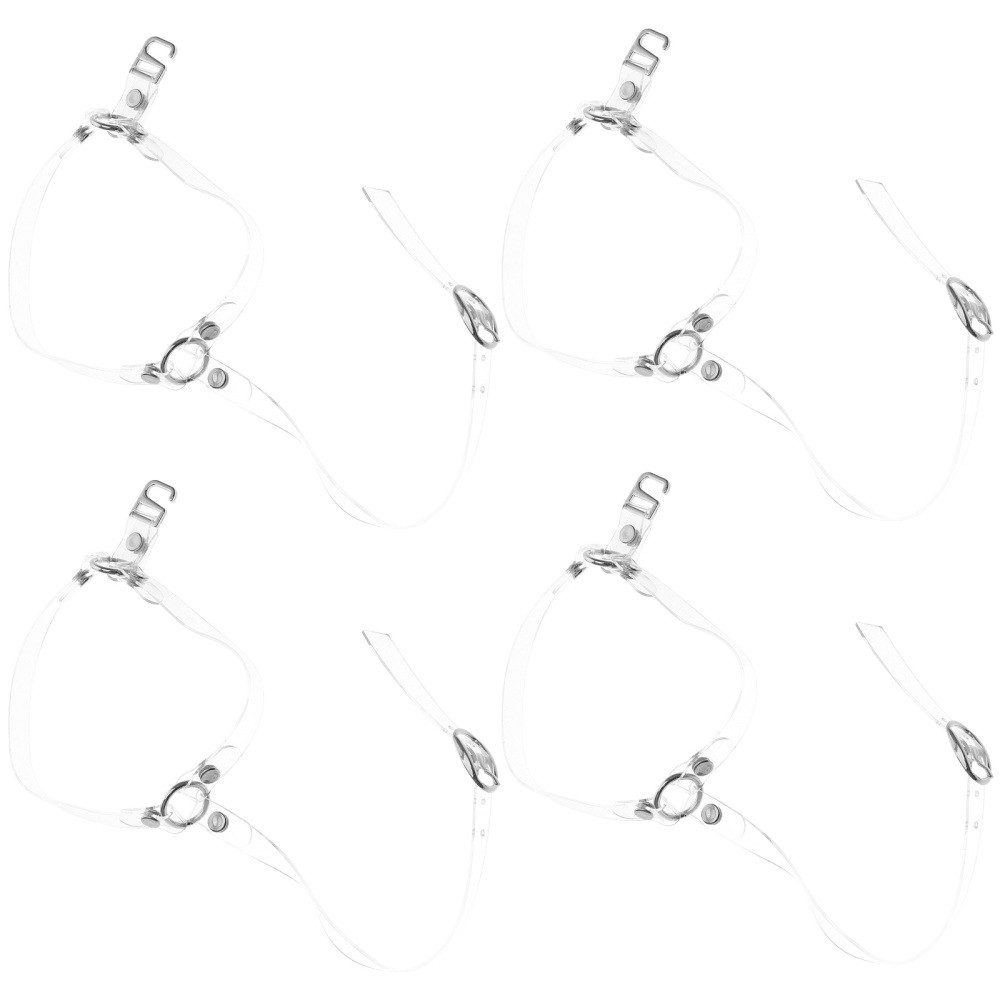 2 Pairs Non-Slip Clear Heel Straps for Secure High Heel Wear