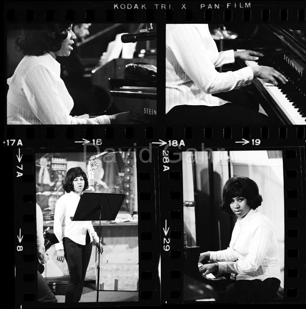 1967 Aretha Franklin Atlantic Records NYC Queen of Soul 35mm 4 Negative Lot B553