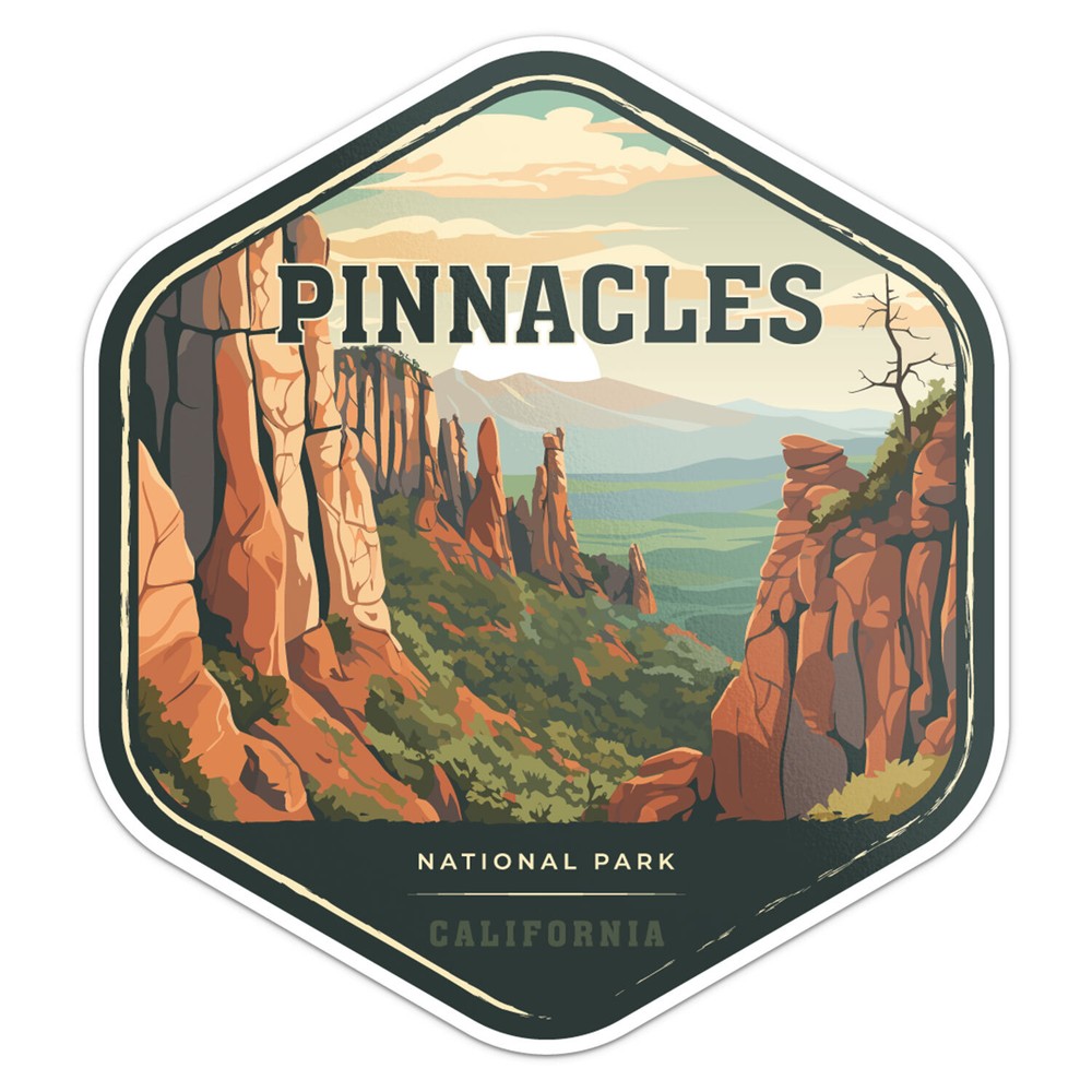 Pinnacles National Park Car Bumper Sticker Vinyl Decal
