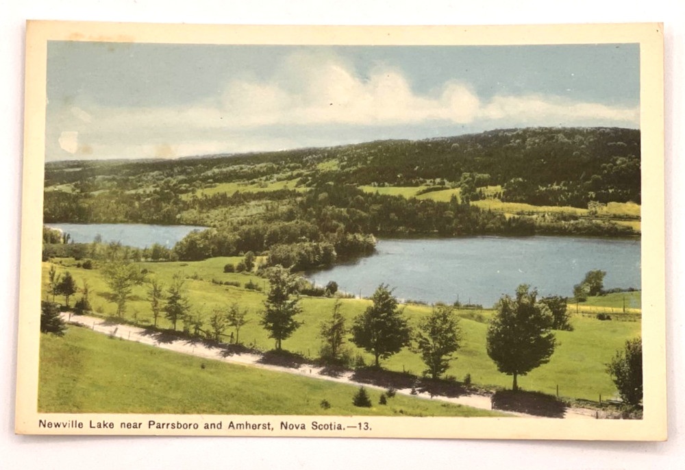 Newville Lake Parrsboro Amherst NS Canada Postcard PECO