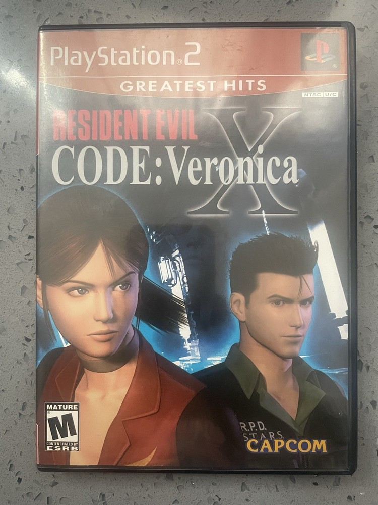 Resident Evil-Code Veronica X - Sony PlayStation 2