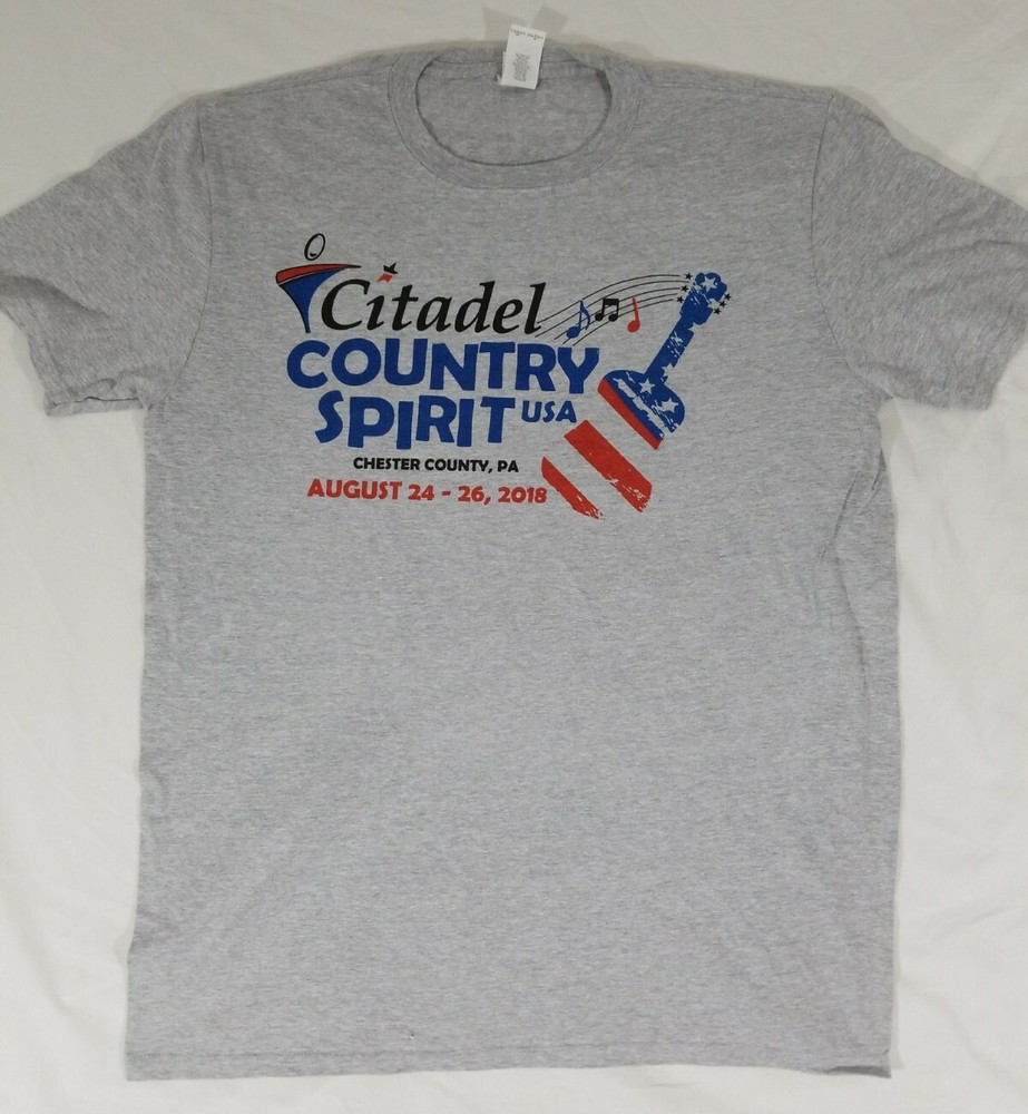 Citadel Country Spirit USA Chester County PA 2018 Summer Concert Shirt Mens L