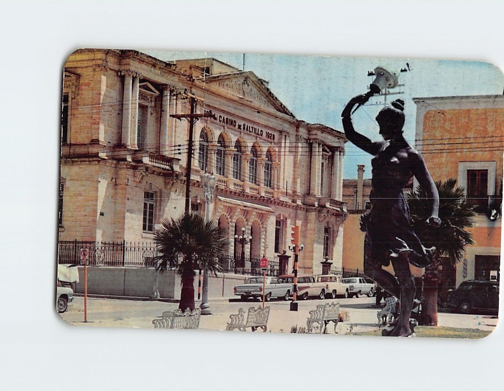 Postcard View to the Club Saltillo Mexico