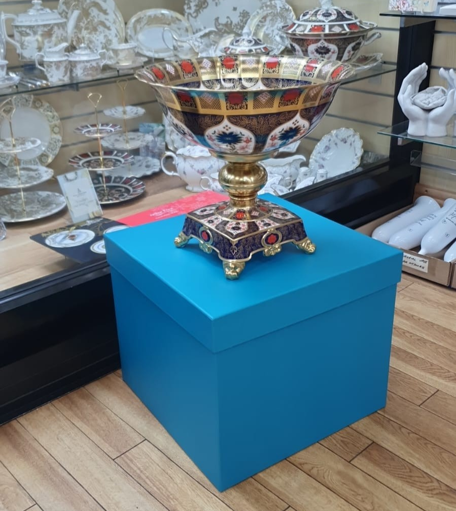 Royal Crown Derby : Old Imari Solid Gold Band Prestige Bowl 1st QUALITY IN STOCK