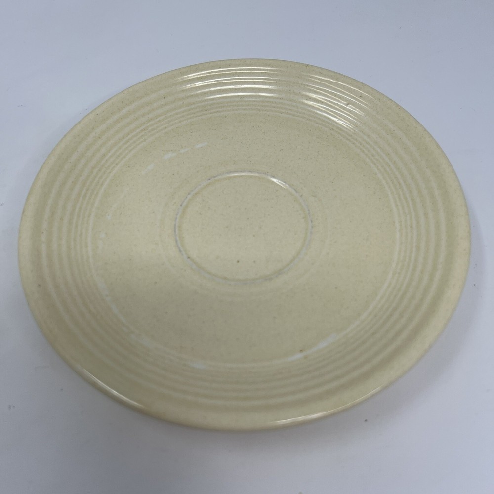 Fiesta Ware Vintage Ivory Saucer 6 in  Plate Homer Laughlin HLC Replacement