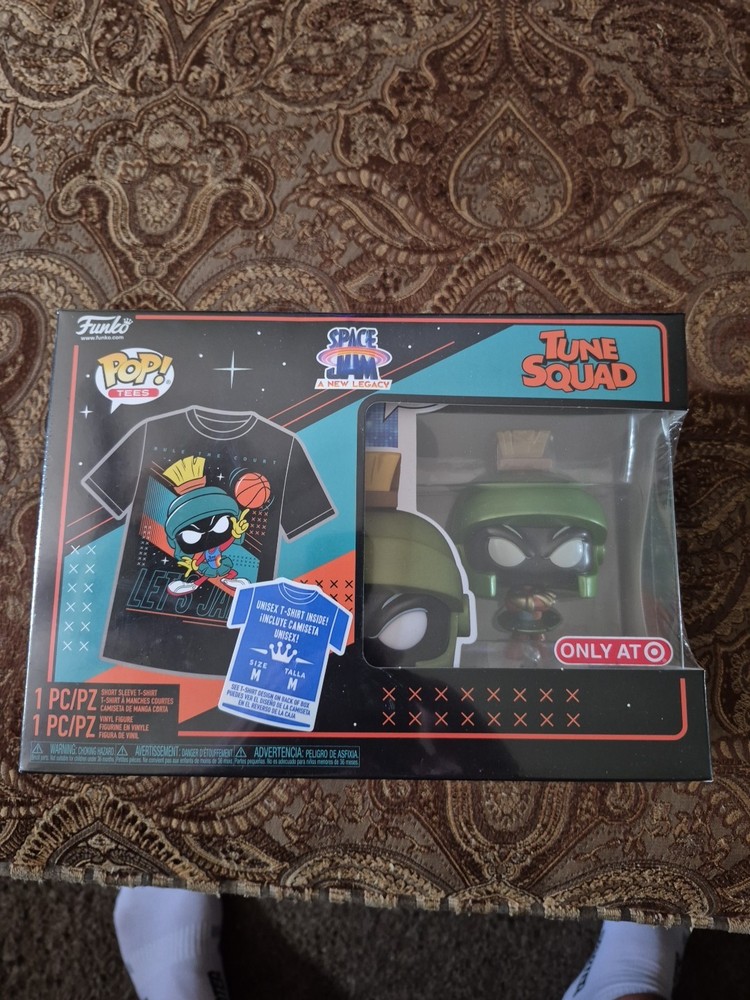 Funko Pop & Tee Space Jam Marvin the Martian Metallic, 2XL, Target Exclusive