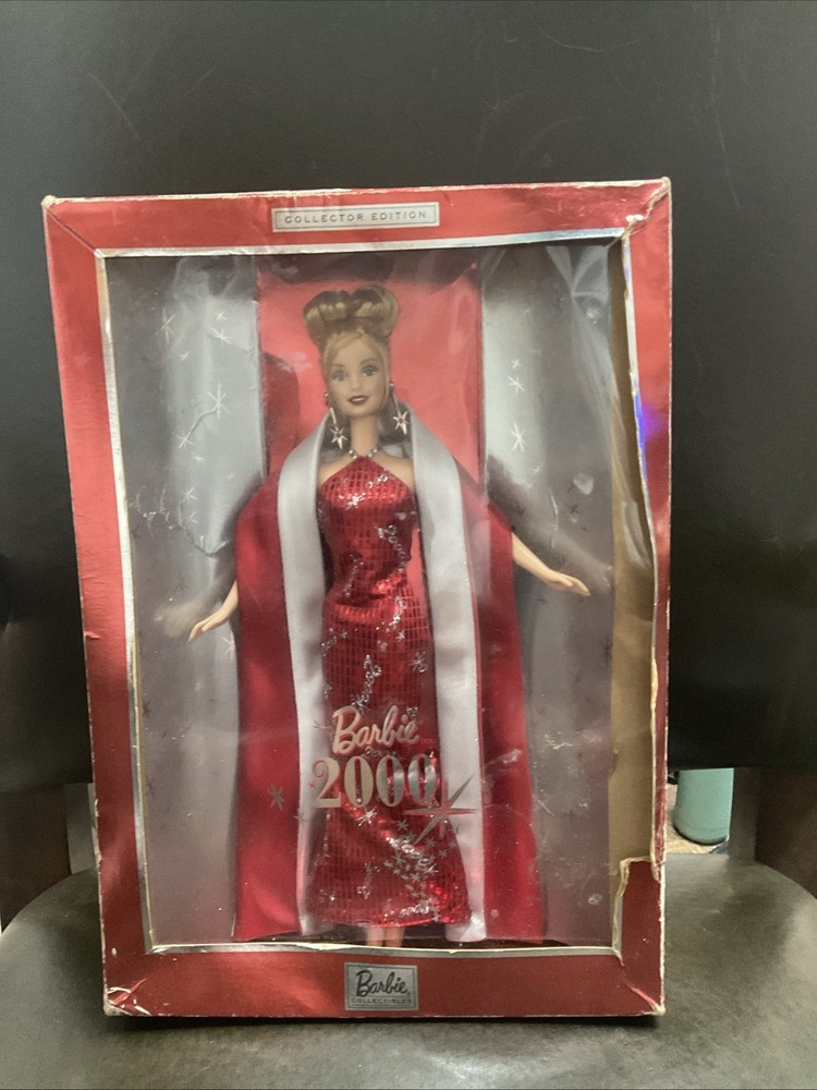 Mattel 27409 Barbie 2000 Collector Edition Red Dress Vinyl Fashion Doll