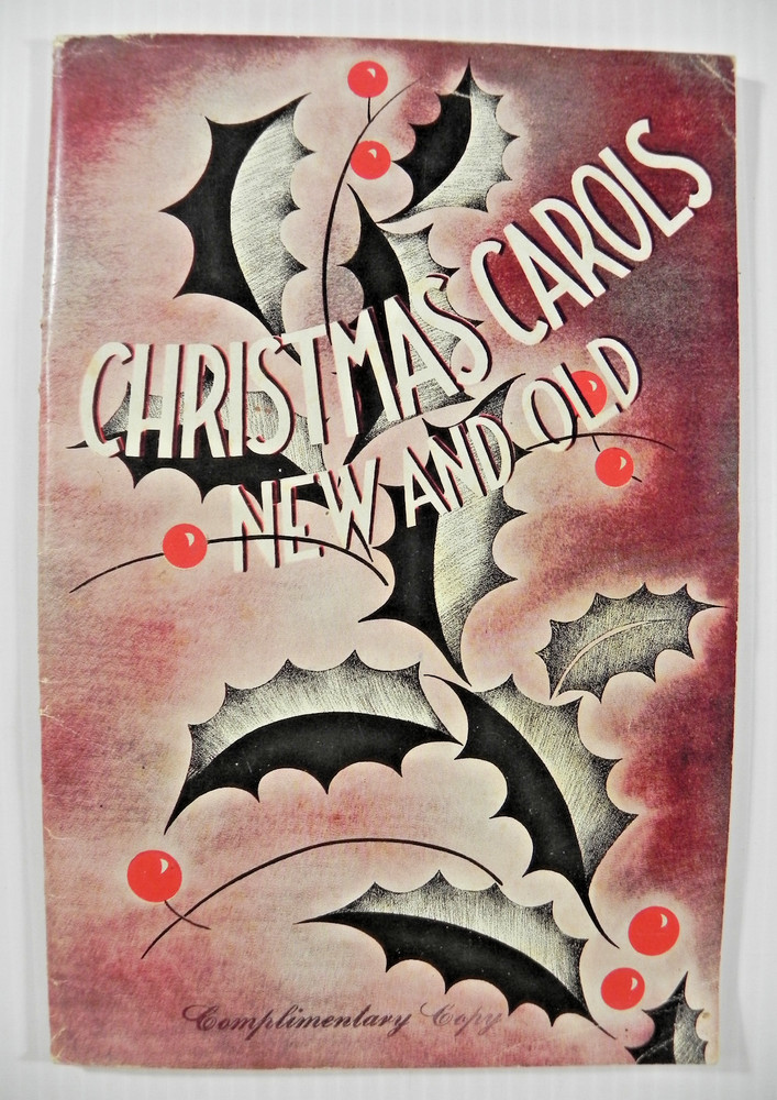 Christmas Carols New and Old Songbook c1940s 58 Pages Kansas City Missouri