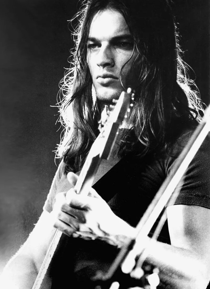 David Gilmor Playing Guitar 4x6 Picture Celebrity Print