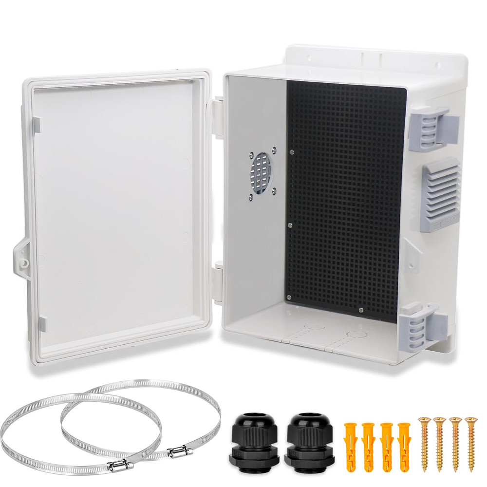 Electrical Junction Box, Outdoor Water Resistant Nema Enclosure, Ventilated ABS-image