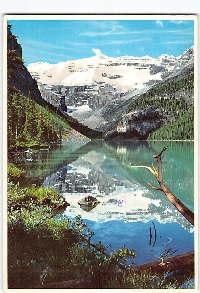 Postcard Lake Louise Banff National Park Alberta Canada