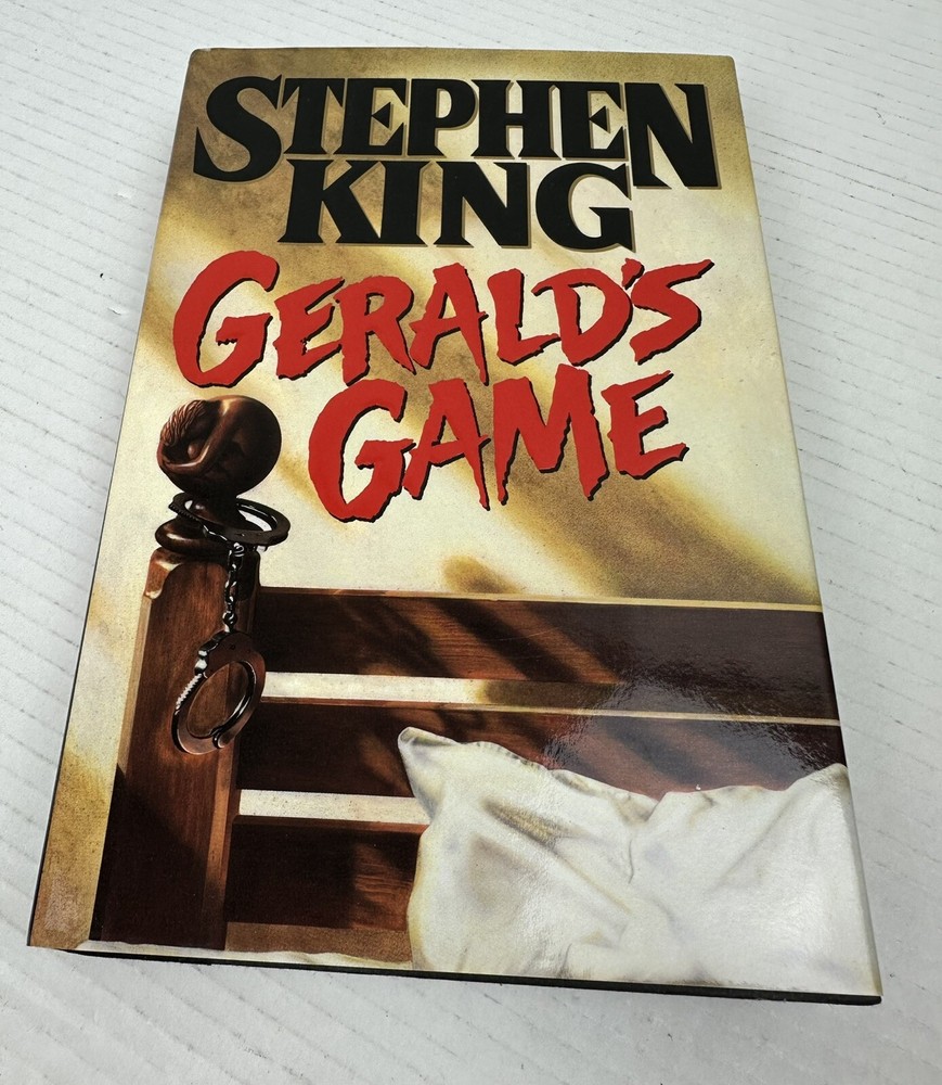 Gerald's Game Stephen King 1992 Hardcover Viking 1st Edition w/ DJ