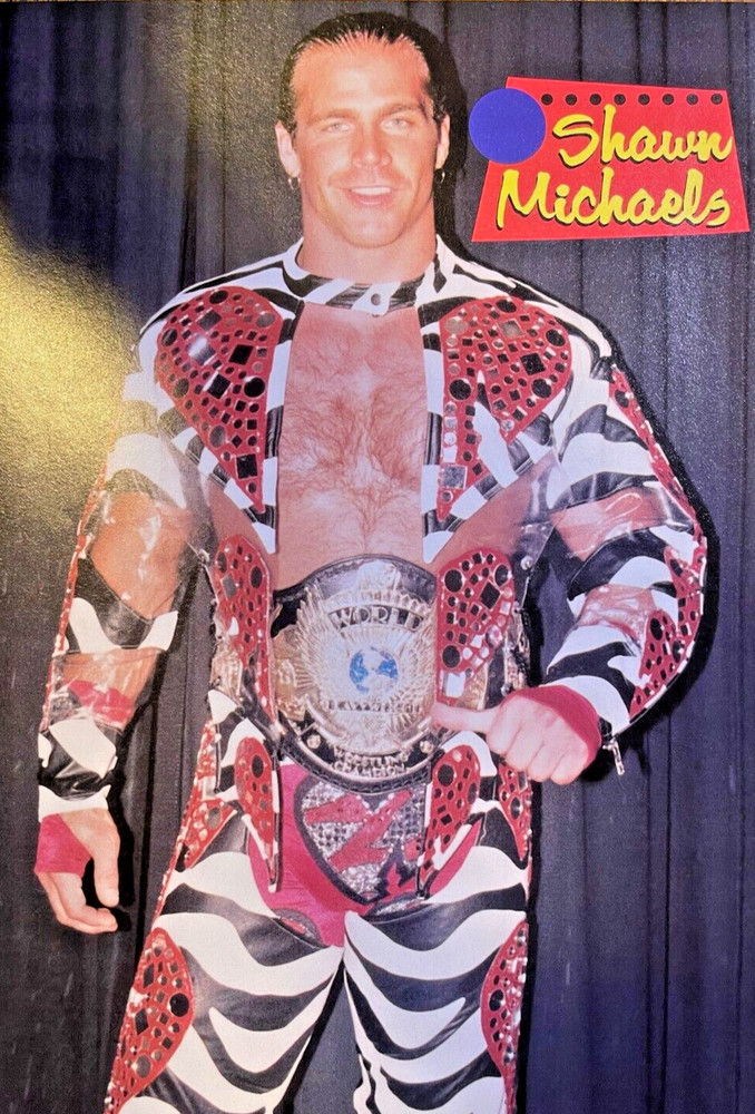 1997 Magazine Illustration Pro Wrestler Shawn Michaels
