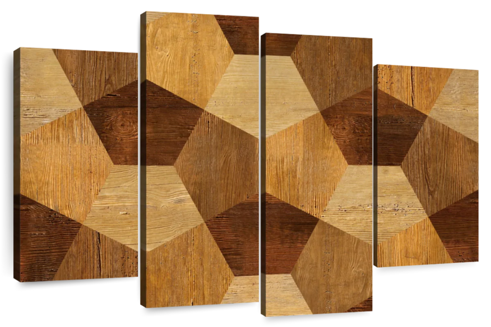 Abstract Wood Decor Wall Art