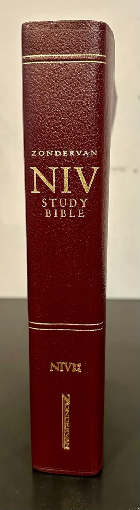 NIV Study Bible Fully Revised Bonded Leather (Zondervan, 2002)