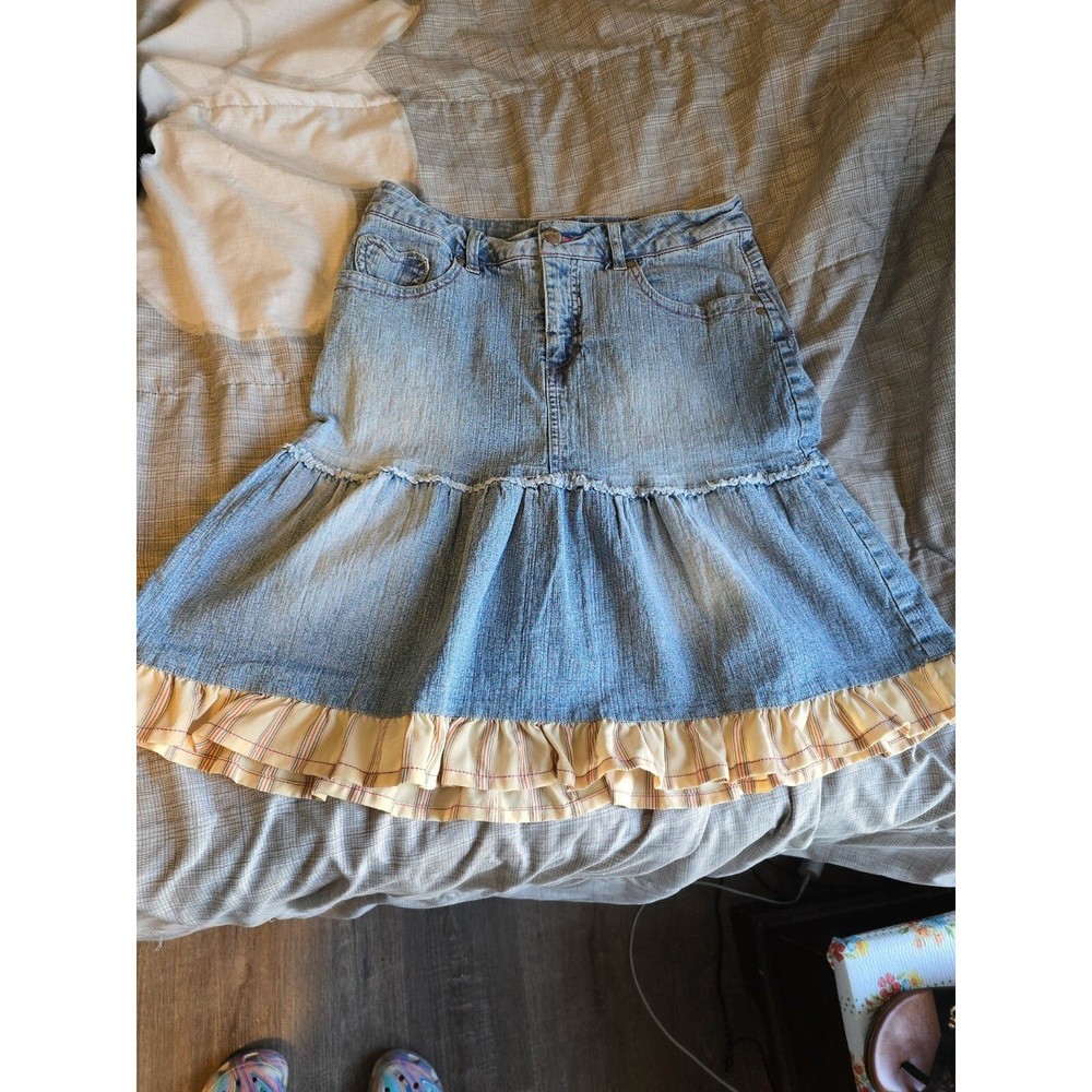 Vintage Mudd Brand Denim Skirt Juniors 16 90s Y2k