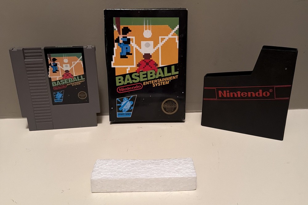 Vintage Baseball Game for Nintendo NES In Black Box