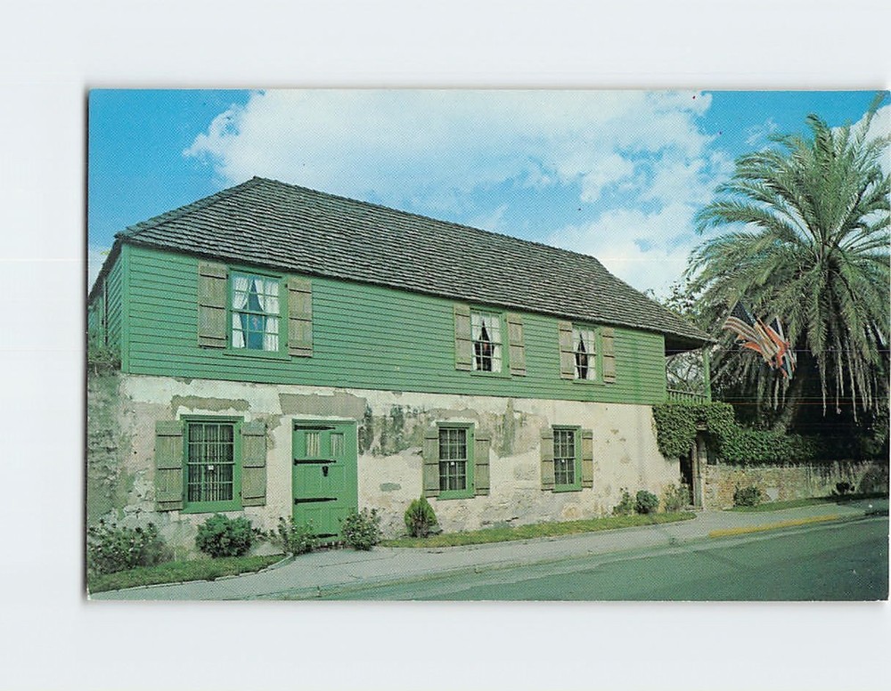 Postcard The Oldest House St. Augustine Florida USA