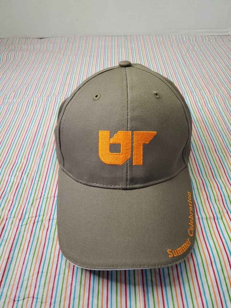 Tennessee Vols UT Volunteers Adjustable Gray and Orange AG Research Cap  