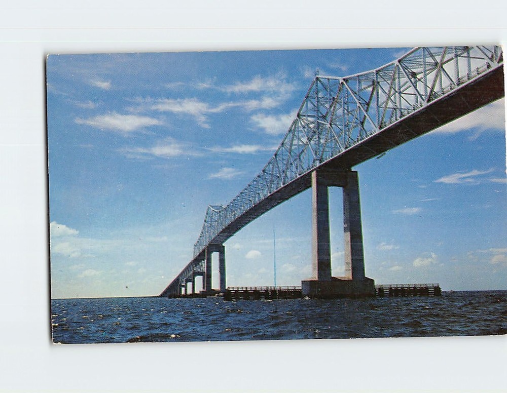 Postcard Sunshine Skyway Bridge Florida USA