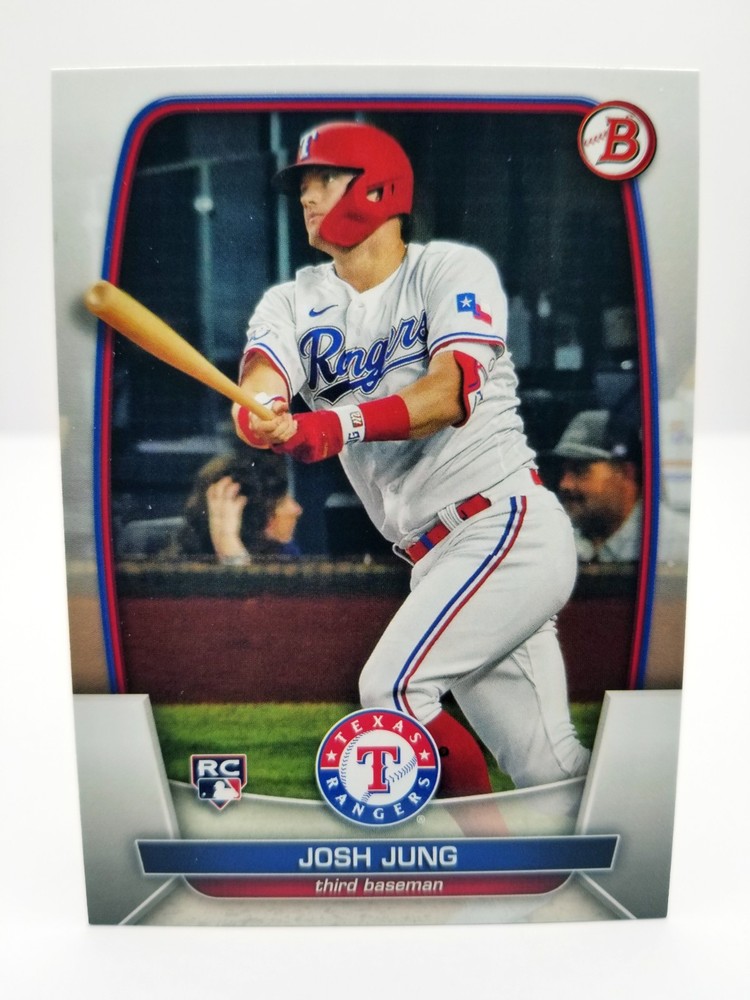2023 Bowman Josh Jung #43 RC Rookie Texas Rangers