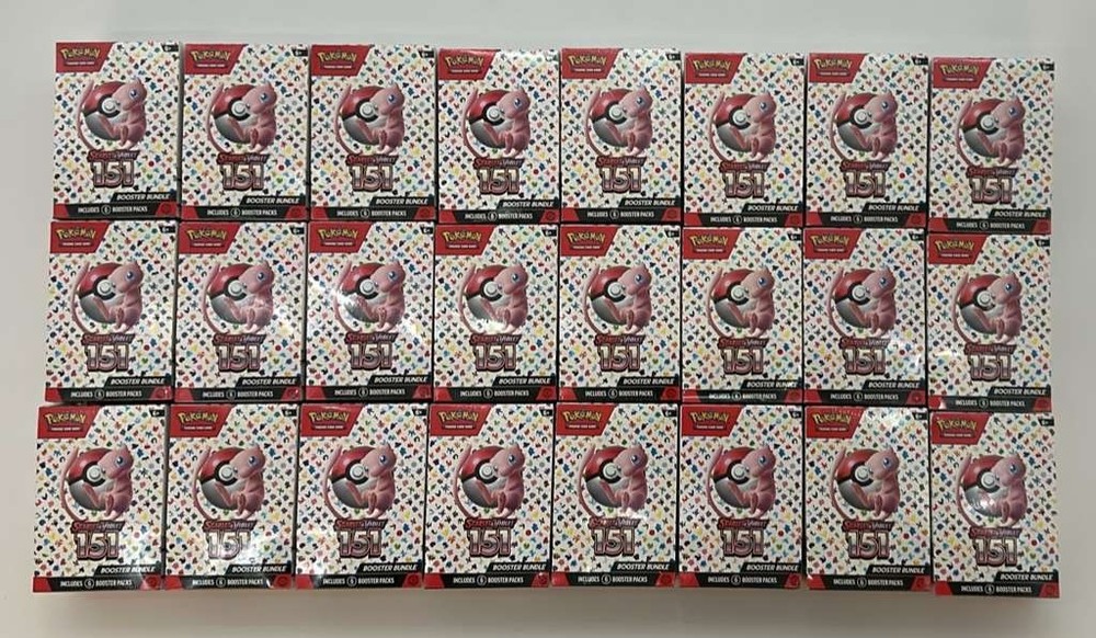 Lot of (24) Pokemon TCG Scarlet & Violet 151 Booster Bundles SEALED NEWPROBSTEIN123 is actively accepting CONSIGNMENTS !!