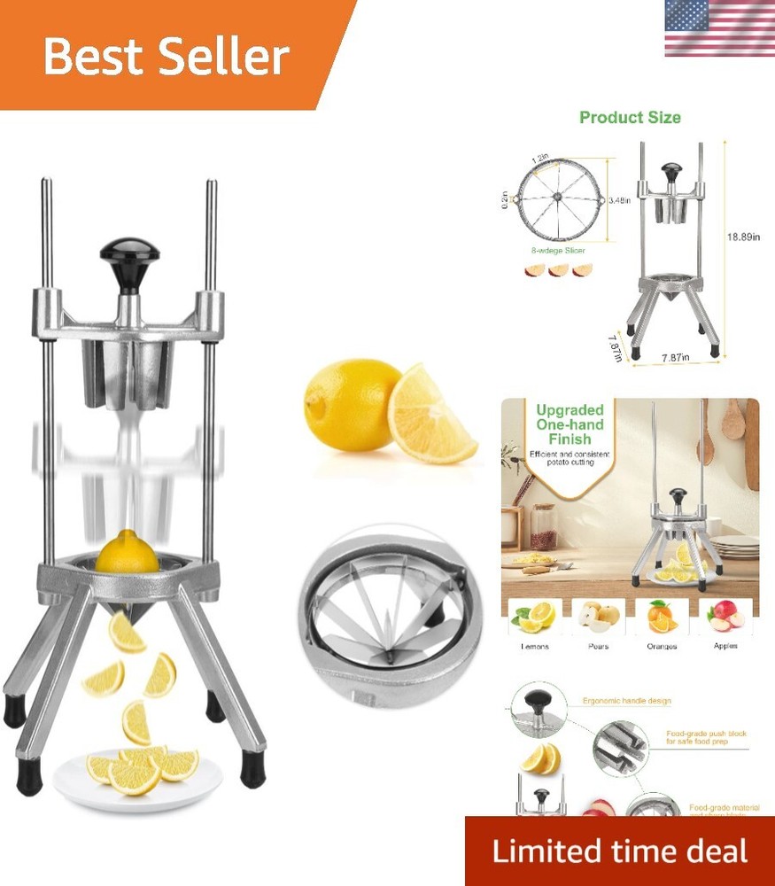 Commercial Easy Wedger 8 Wedger Fruit Lime Slicer Cutter Stainless Steel Blad...