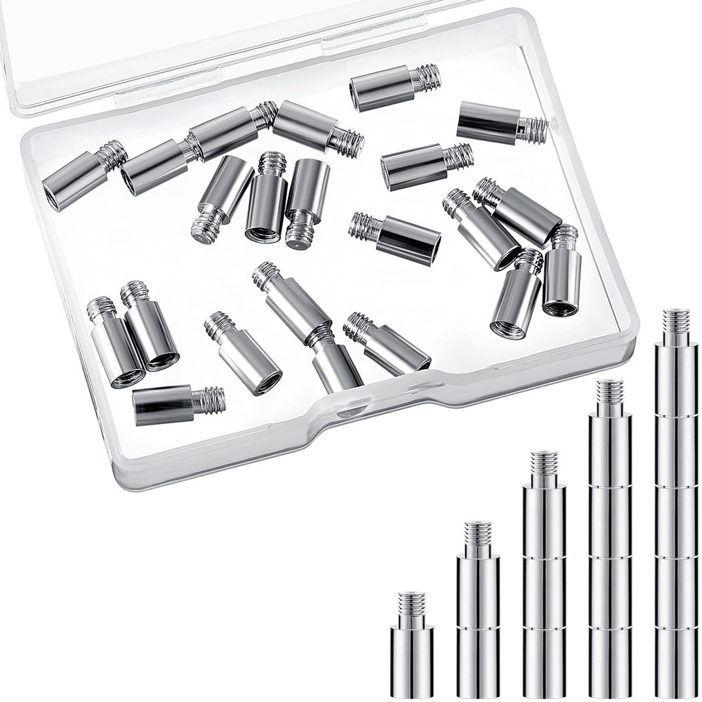 40 Pcs Scrapbook Extension Screws Photo Albums Extension Post