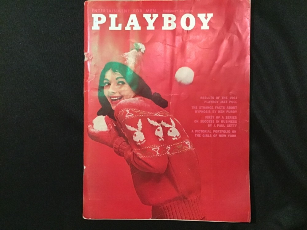 PLAYBOY MAGAZINE FEBRUARY 1961 BARBARA ANN LAWFORD, JAZZ very good condition
