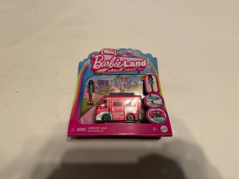 Barbie Barbieland Land Collectible Mini Doll Playsets DREAM CAMPER Pool Set NIB