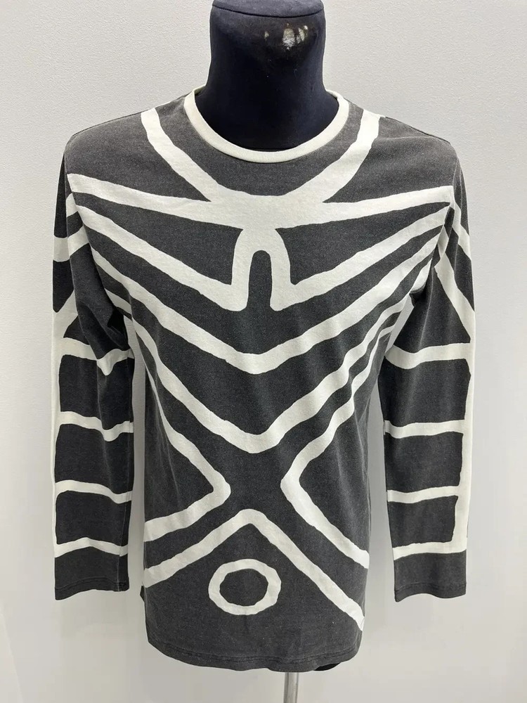 Vintage Diesel Avant Garde Y2K Long Sleeve Tee T-shirt Size L