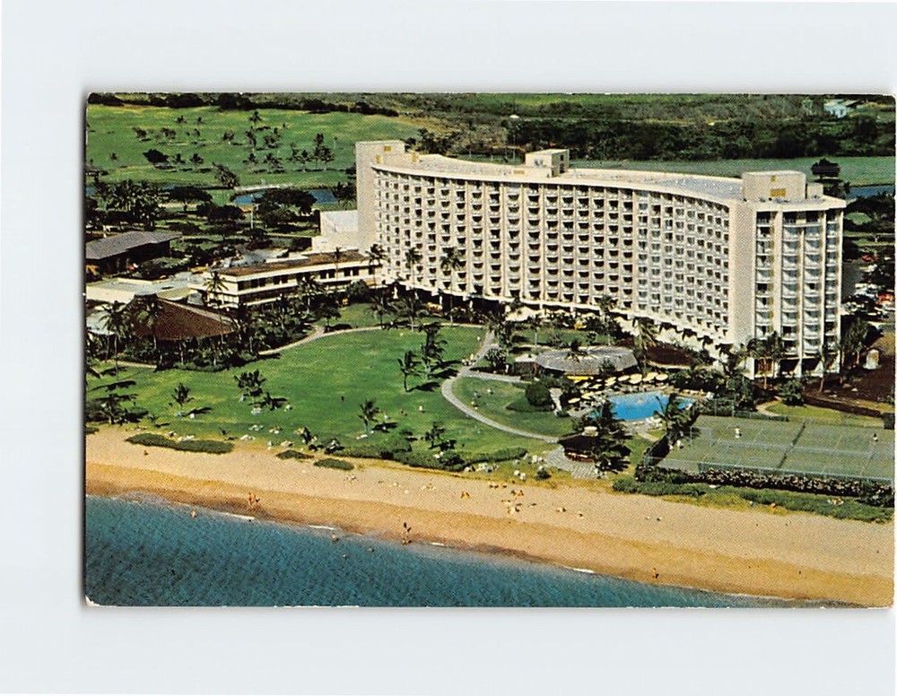 Postcard Maui Surf Resort on Kaanapali Beach Maui Hawaii USA