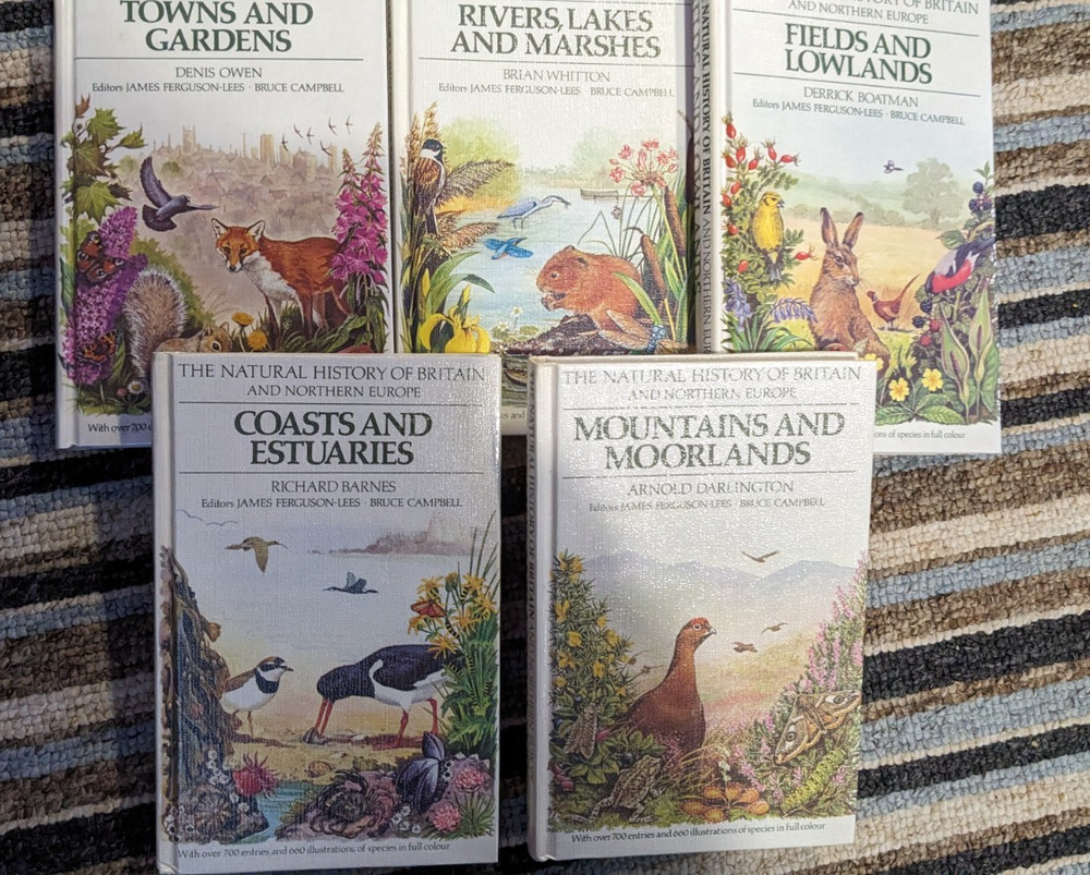Natural History of Britain & North Europe - English Nature BOOKS Hardback BUNDLE