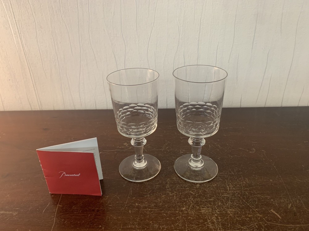 2 Water Glasses Model Chauny Crystal BACCARAT (Price Per Unit)