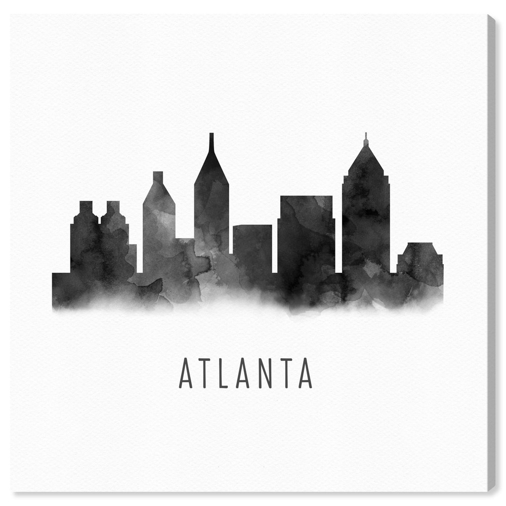 The Oliver Gal Artist Co. Cities and Skylines Wall Art Canvas Prints 'Atlanta...
