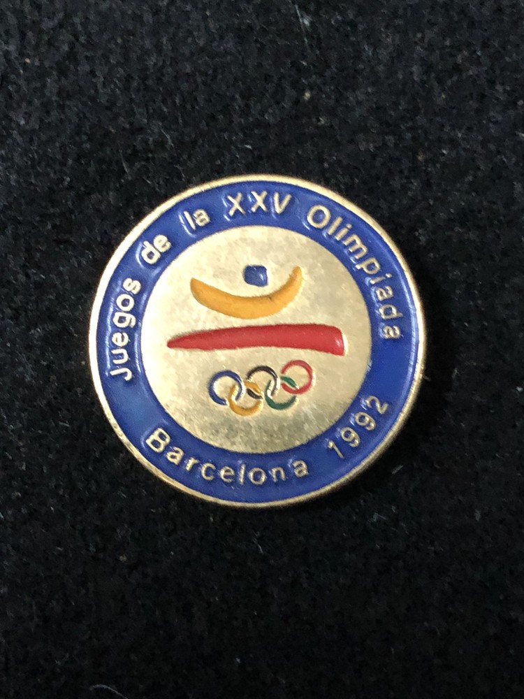 Barcelona 92 Olympics XXV Olympiad Logo Pin Badge #3