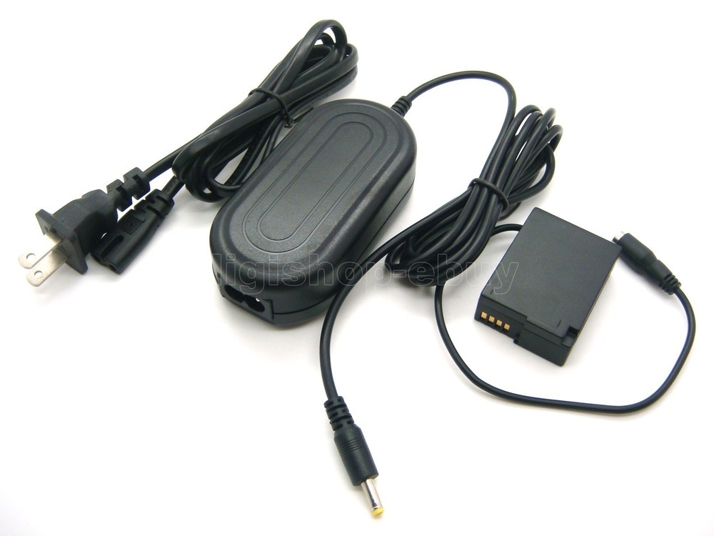 AC Power Adapter DMW-AC8 + DMW-DCC8 DC Coupler For Panasonic DMC-FZ1000 DMC-GH2