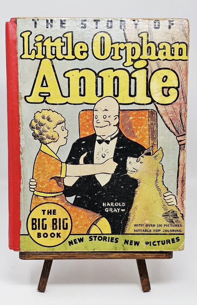 Story of Little Orphan Annie 1934 Big Big Book Harold Gray Vintage Whitman