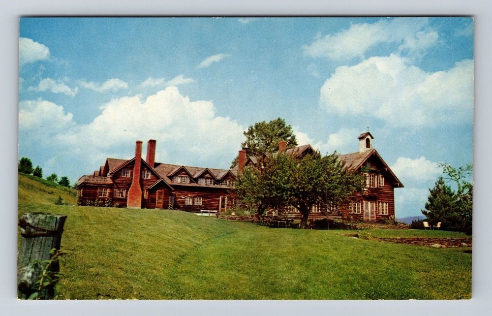 Stowe VT- Vermont, Home Of The Trapp Family, Antique, Vintage Souvenir Postcard