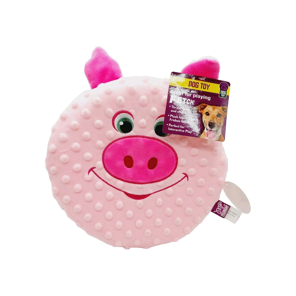 Multipet Dog Toy Pig Flying Disc 9
